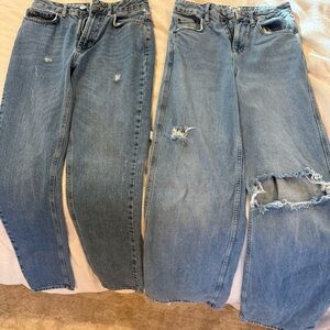 BDG Distressed Blue Jeans Set- BOTH SIZE 26